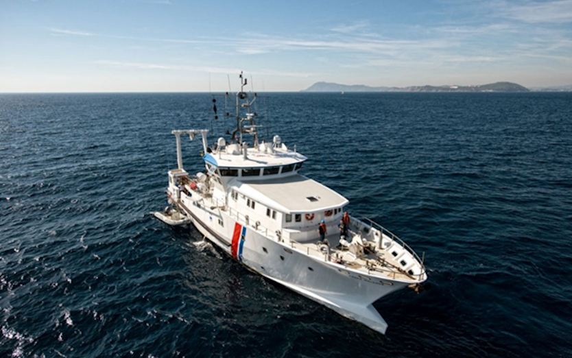 TSI inicia sus pruebas de mar para Fibreship a bordo del buque André Malraux en Marsella.