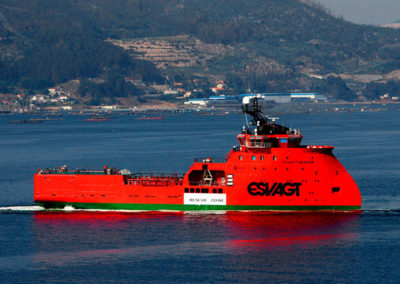 Noise prediction calculation for the rescue vessel esvagt aurora.