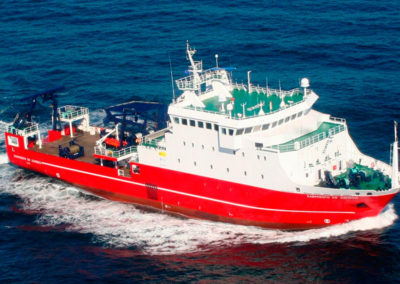 Noise & vibration comprehensive management in an oceanographic vessel.