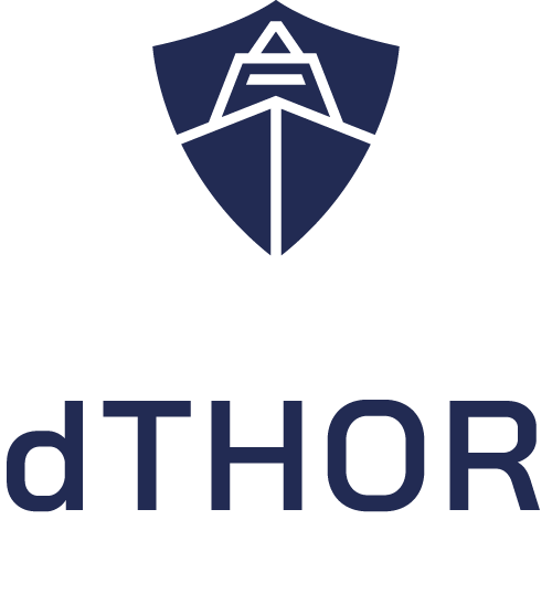  80 / 5.000 Resultados de traducción Resultado de traducción Thor logo with letters and an image that simulates the union of a ship and a shield