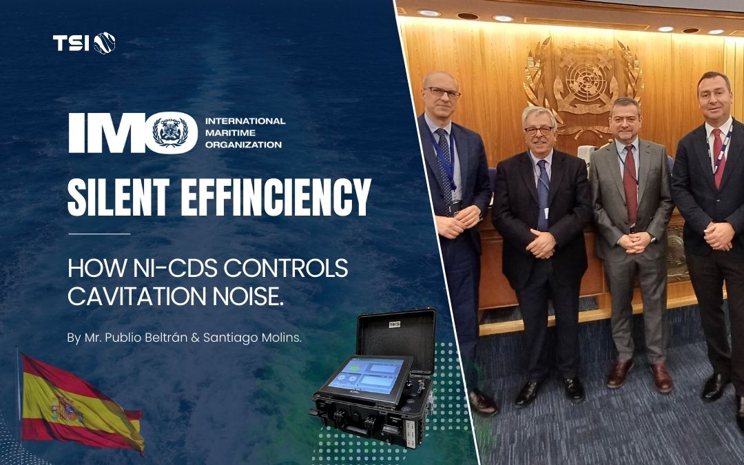 TSI en la OMI: Ni-CDS. Tecnología española para reducir el ruido de cavitación submarina.